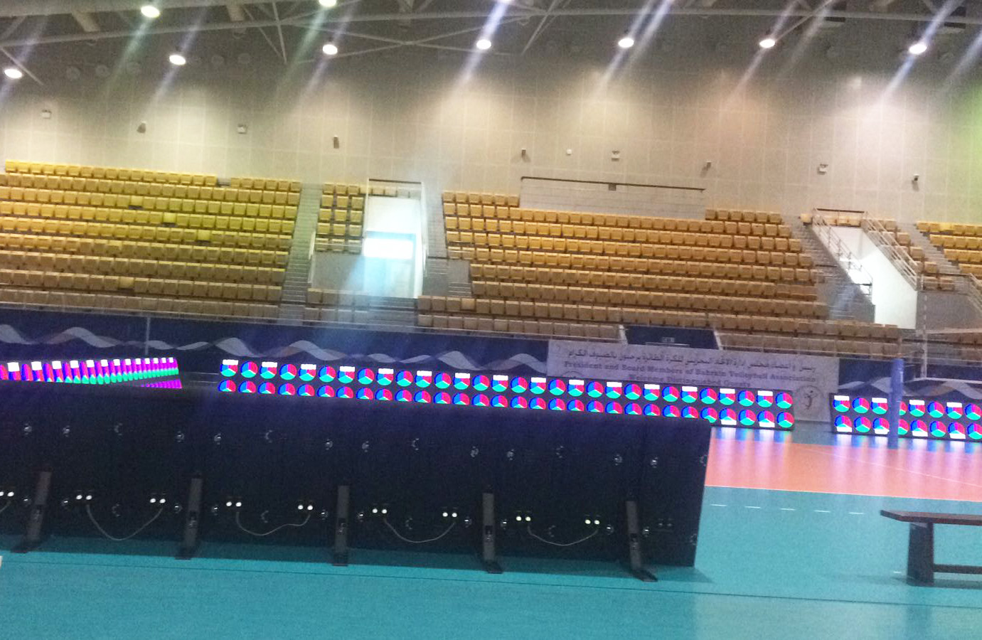 светодиодный экран стадиона